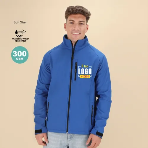 Giacca Impermeabile e Traspirante da Uomo Personalizzata
